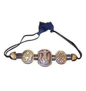 Auspicious signs bone bracelet1
