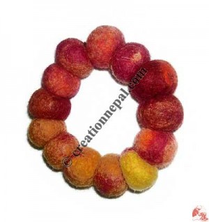Tie-dye felt bracelet 22