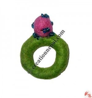 Felt finger ring 11