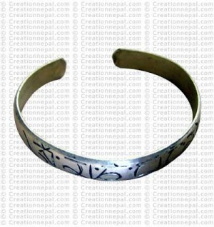 Tibetan carved bangle