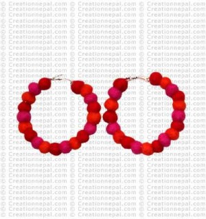 Felt Ear ring-07-1