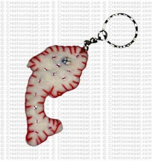 Felt Key ring1