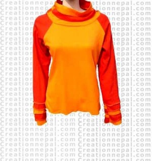 Rib cotton ladies top 12