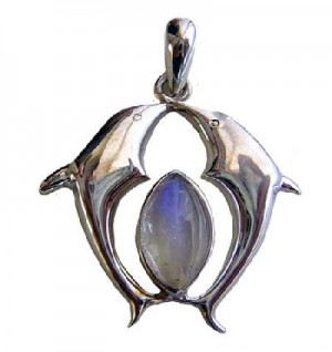 Two dolphine pendant