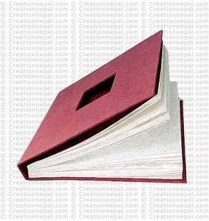 Window cut photo album