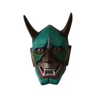 Turquoise color resin Evil mask