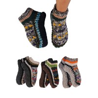 Assorted color woolen indoor socks