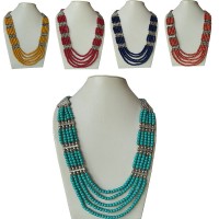 5-strand Small beads necklace