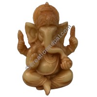 5-inch butter color Ganesh