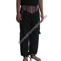 Bhutani lace black trouser