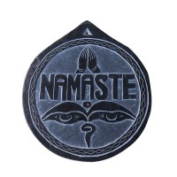 NAMASTE - Buddha Eye carved stone decorative