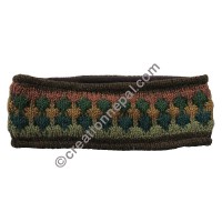 Colorful woolen olive headband
