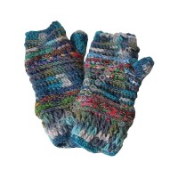 Colorful Turquoise tube gloves