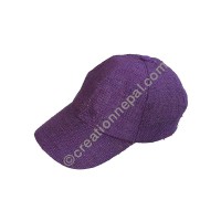 Hemp baseball purple cap 
