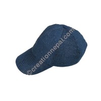 Hemp baseball blue cap 