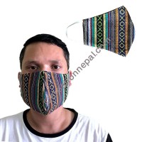 Gheri cotton V-shape 2 layer face mask