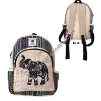 Elephant print kids backpack