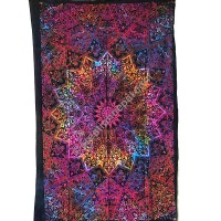 Colorful Mandala tapestry