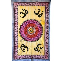 Om Mandala tapestry