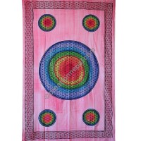 Colorful circles tapestry