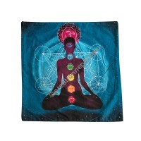 7 Chakra meditation cushion cover2