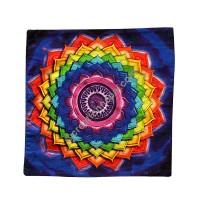 Sri-yantra square shape cushion cover