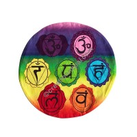 Sanskrit Mantra round cushion cover