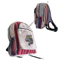 Tiger hemp-cotton backpack