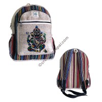 Ganesha hemp-cotton backpack