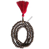 Mantra etched brass beads Japa Mala