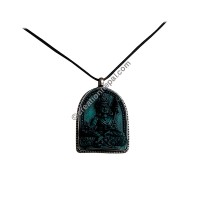 Padmasambhav turquoise resin pendant