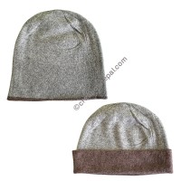 Pashmina light grey-brown soft cap