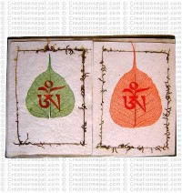 Tibetan Om design cards