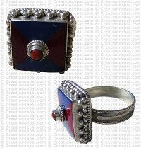Tibetan design finger ring 1