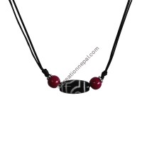 Dzi-coral necklace2