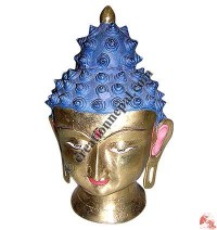 Metal Buddha head 23cm