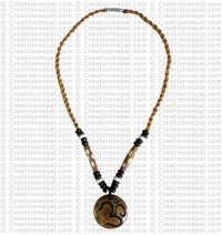 Sanskrit Om Amulet necklace 3