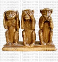Ivory color monkey set
