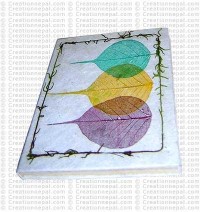 Three Bodhi leaf notebook-2