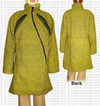 Shyama cross zip long jacket