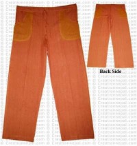 Patch-pocket cotton trouser