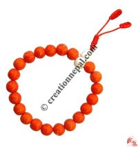 Coral 9 mm 21 beads wristband