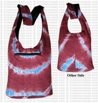 Tie-dye cotton Lama bag