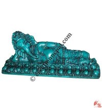Turquoise color relaxing Ganesh