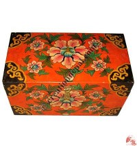 Big size wooden Tibetan painted box