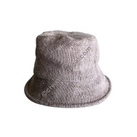 Plain hemp short brim hat