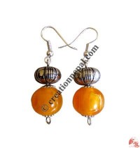 Amber beads ear ring12