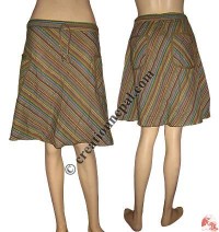 Jari cotton pocket mini skirt