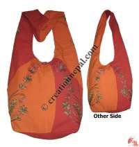 Two-color patch work shyama lama bag