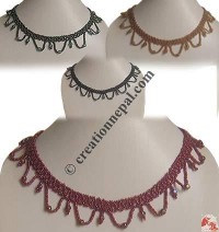 Frills pote necklace